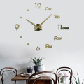 2021 Luxury Acrylic Sticker watch Home Decor Horloge Big DIY 3D Digital Home Wall Sstickers Clocks Design Modern Wall Clocks Hor